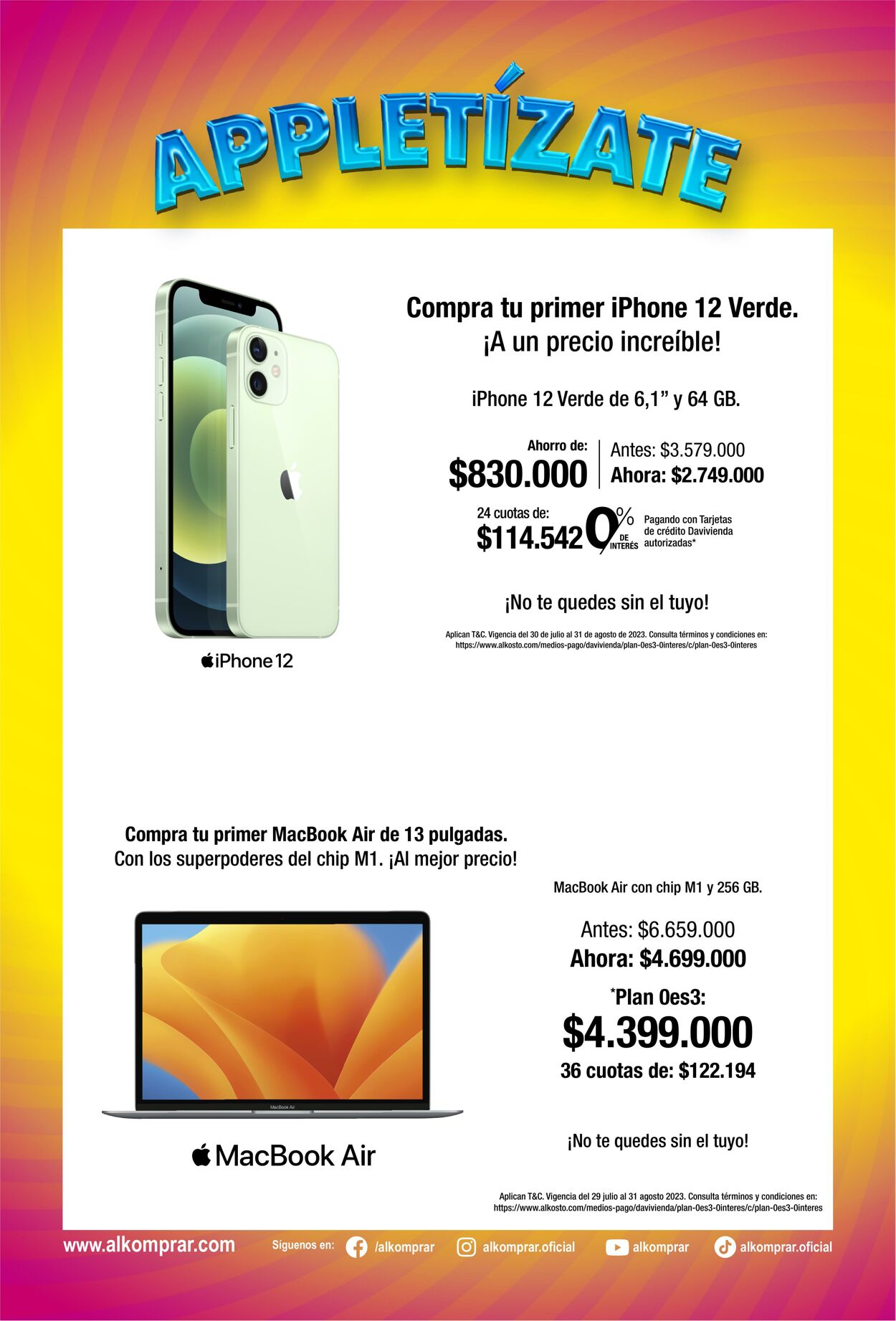 Catálogo Alkomprar 26.08.2023 - 01.09.2023