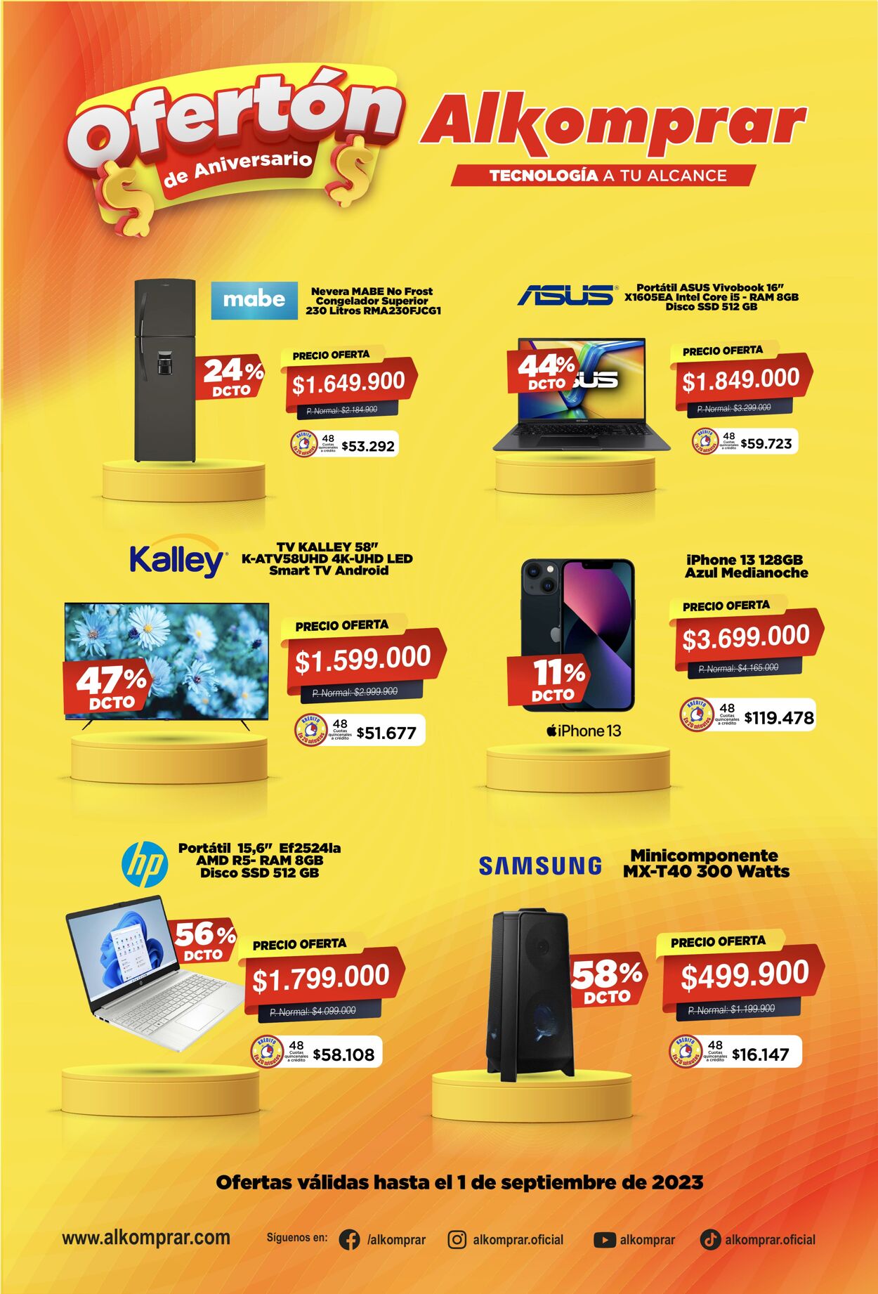 Catálogo Alkomprar 26.08.2023 - 01.09.2023