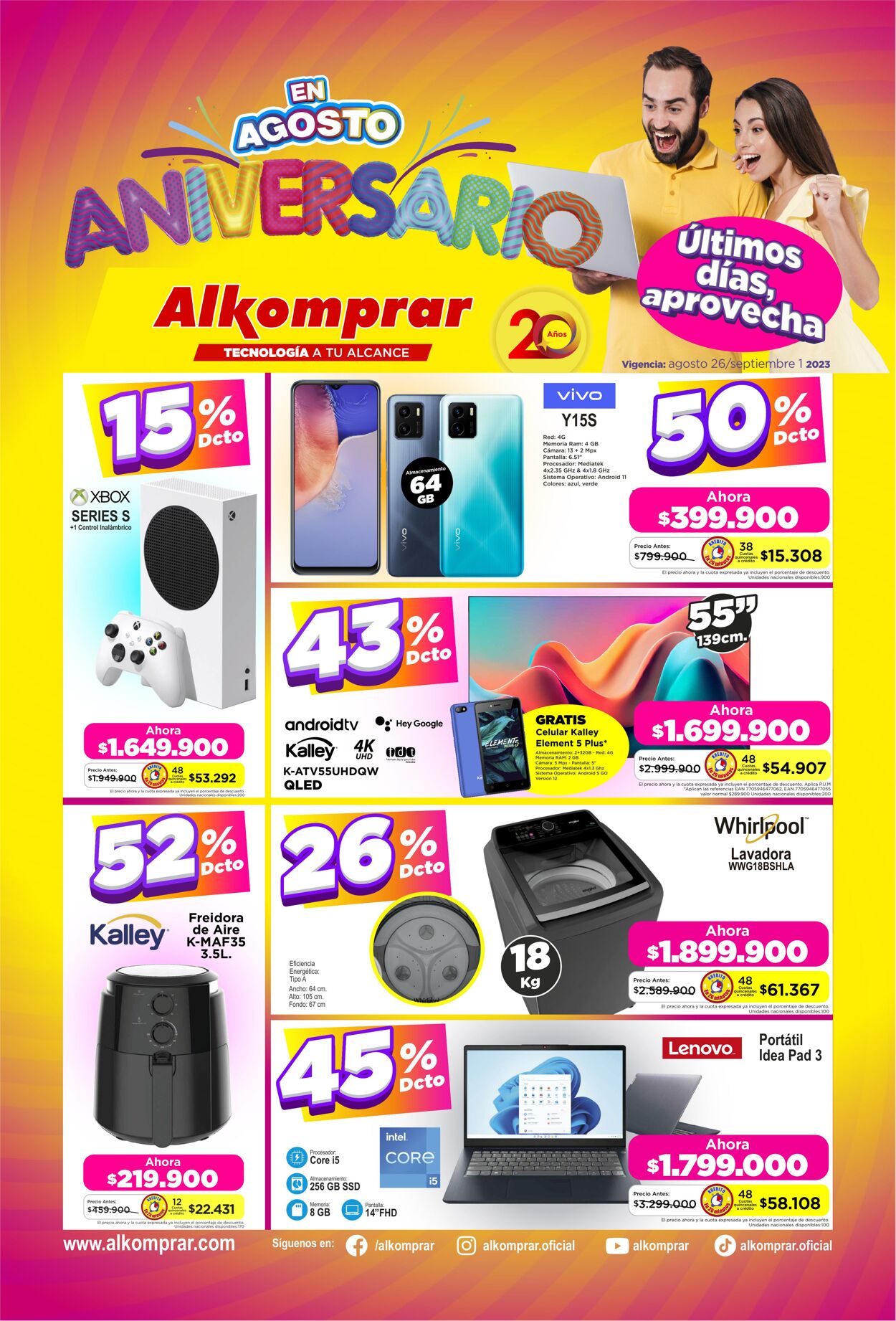 Catálogo Alkomprar 26.08.2023 - 01.09.2023