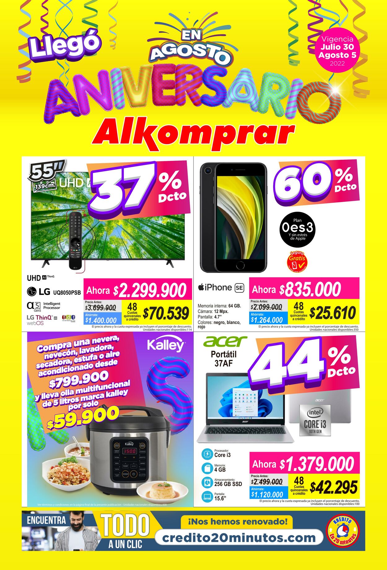 Catálogo Alkomprar 30.07.2022 - 05.08.2022