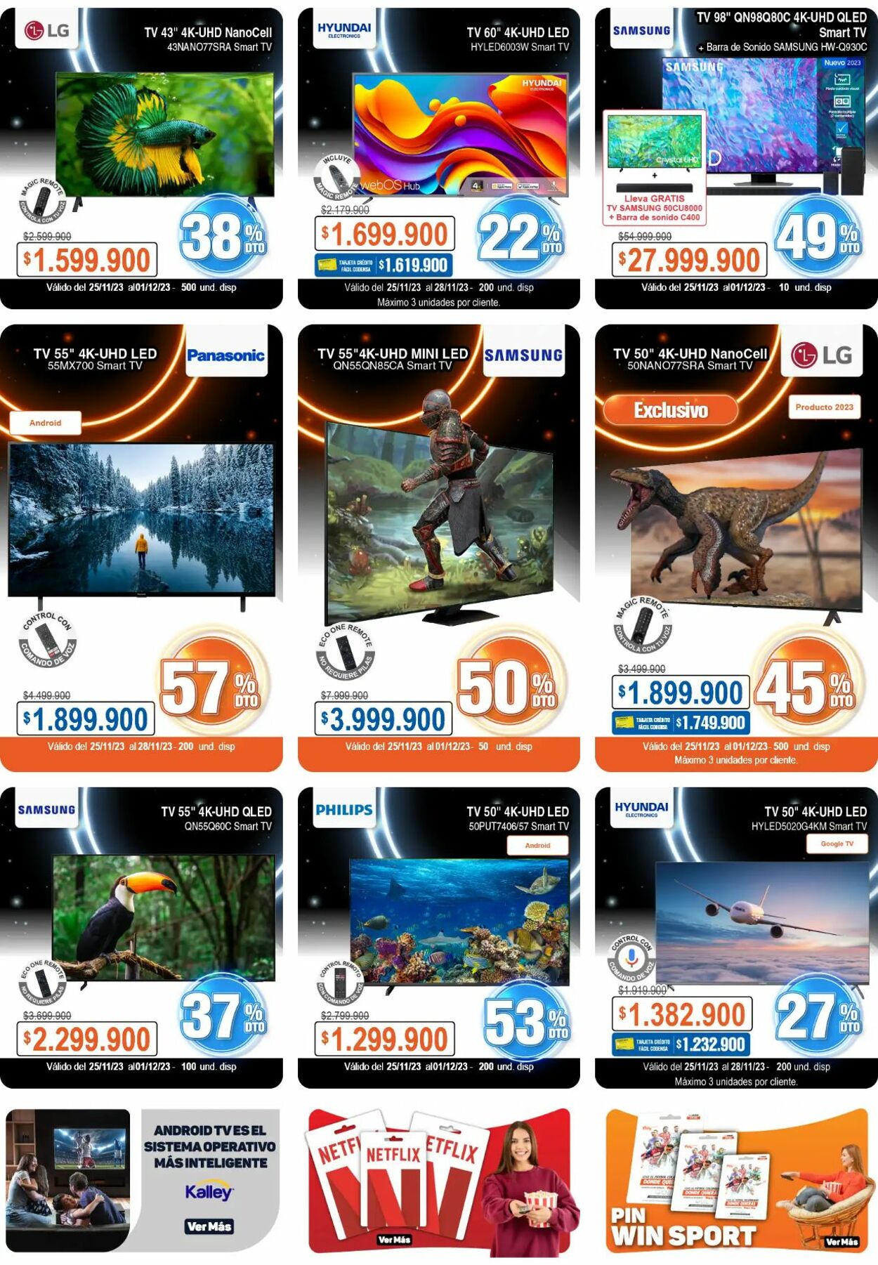 Catálogo Alkosto 25.11.2023 - 01.12.2023