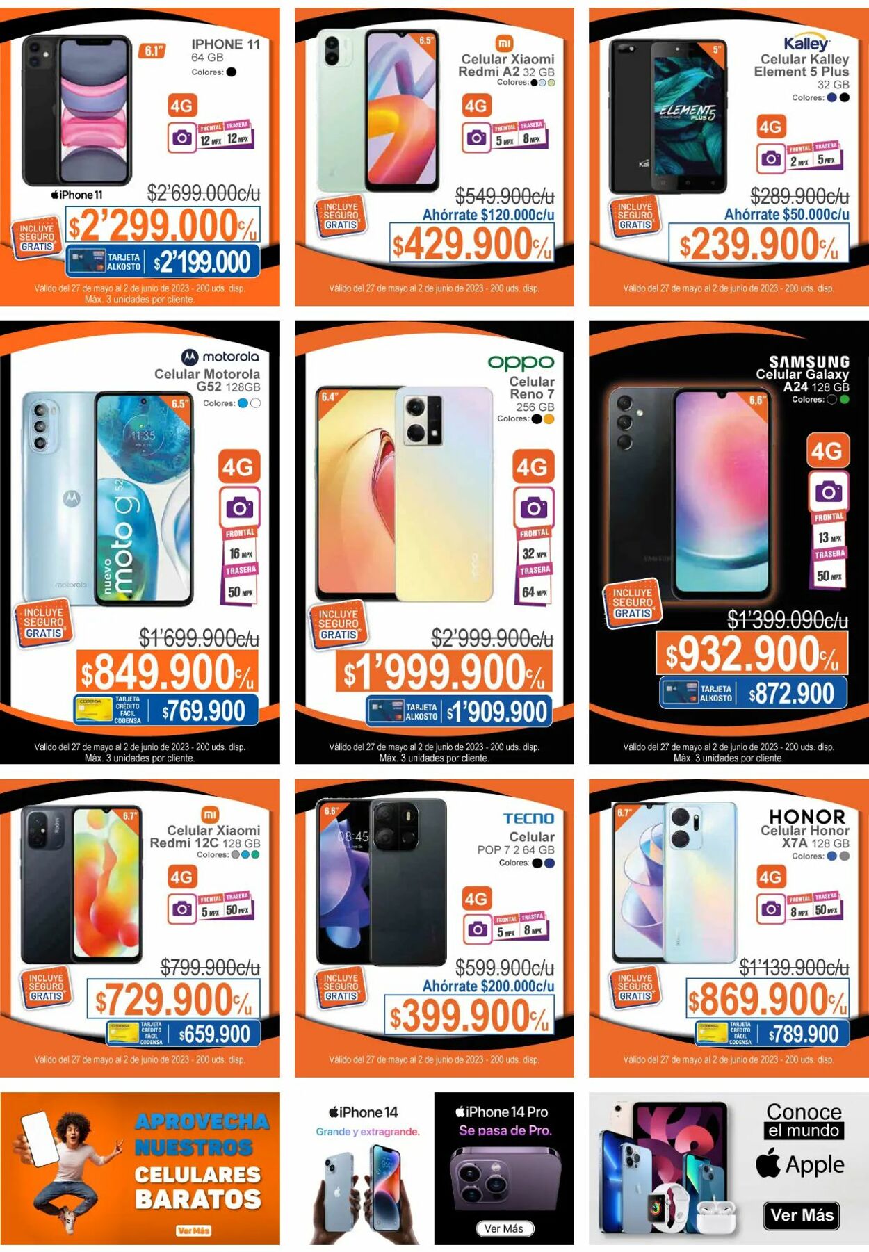 Catálogo Alkosto 27.05.2023 - 02.06.2023