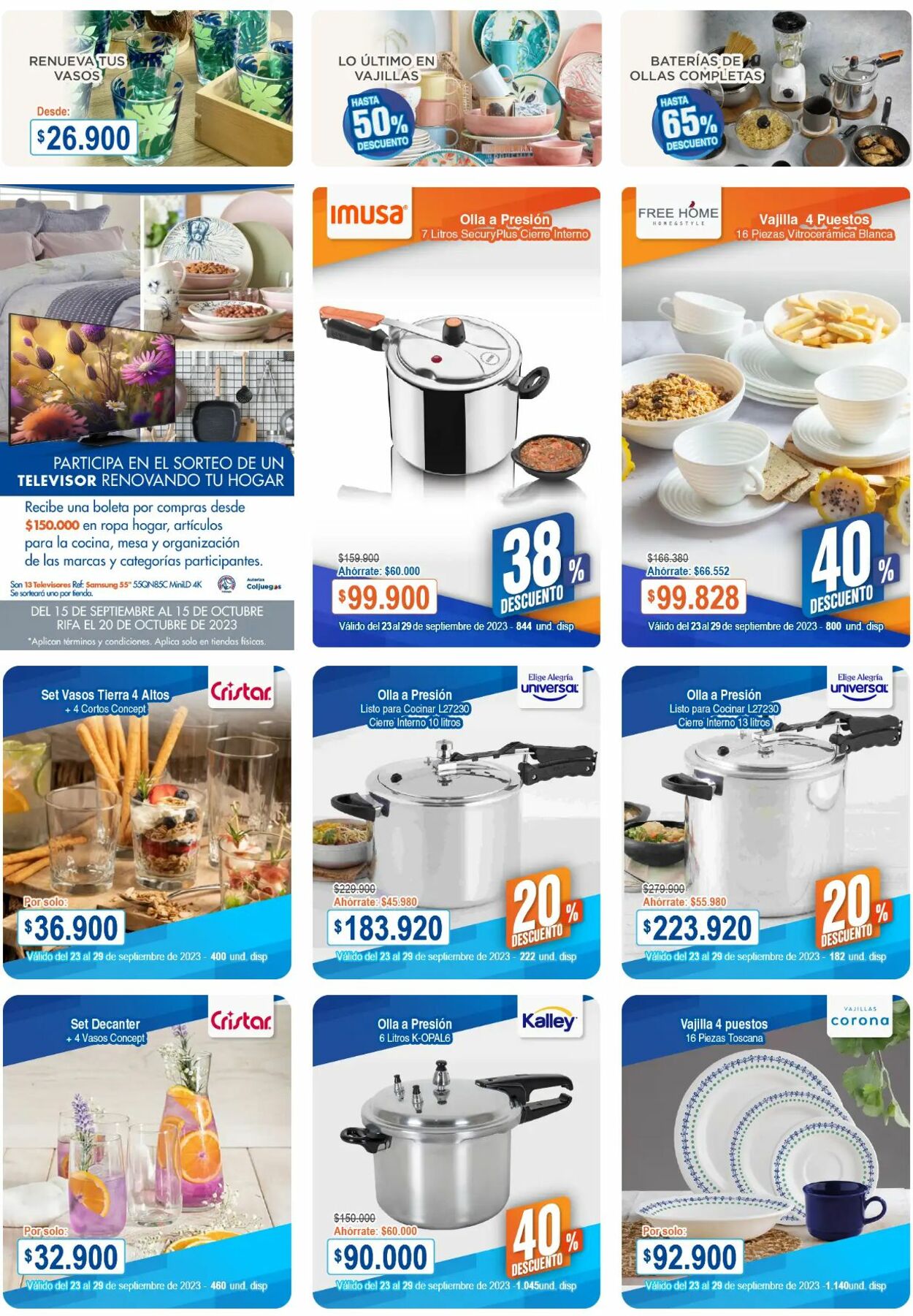 Catálogo Alkosto - 
		Ofertas Cocina | Alkosto 23 sep., 2023 - 29 sep., 2023