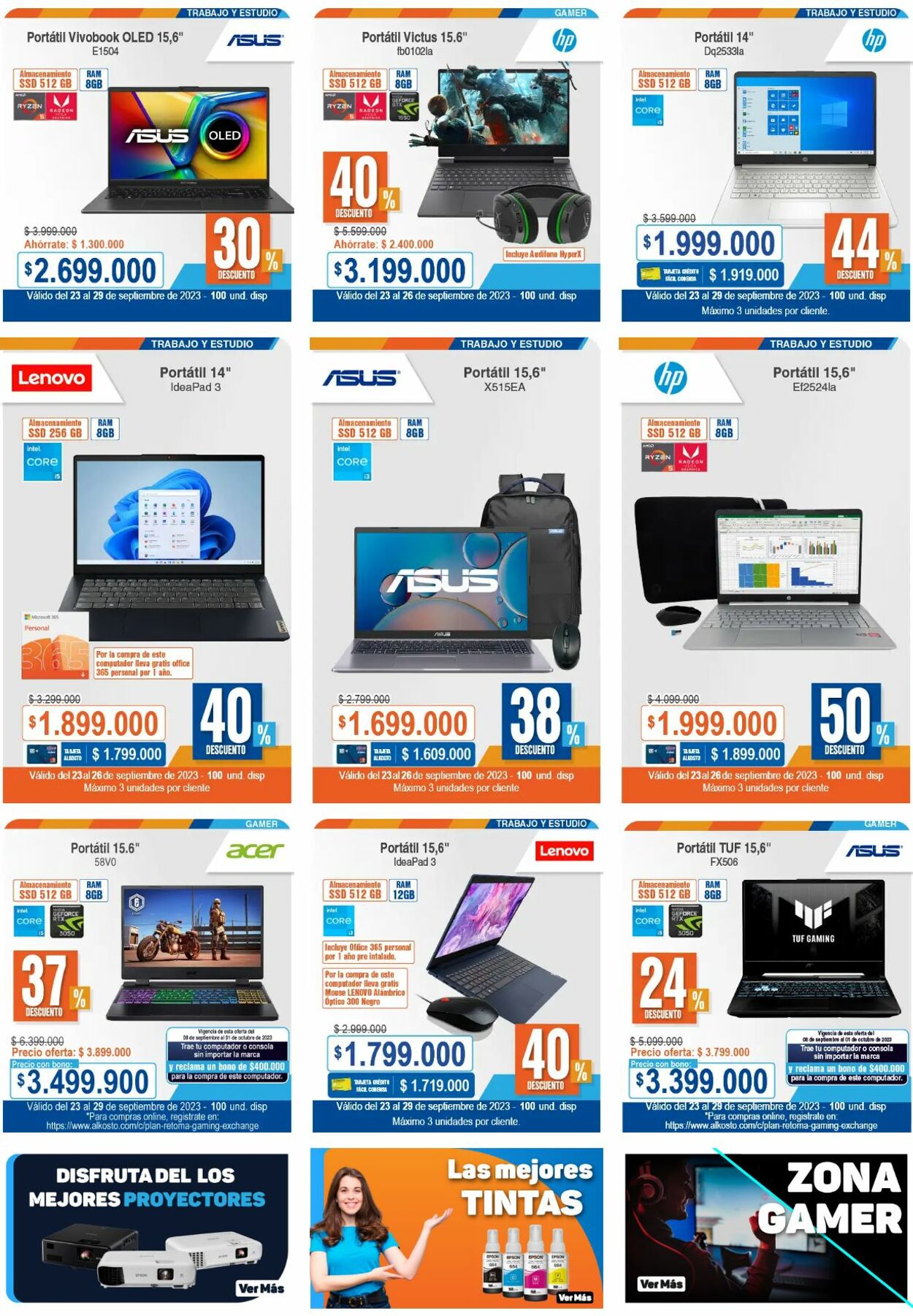 Catálogo Alkosto 23.09.2023 - 29.09.2023