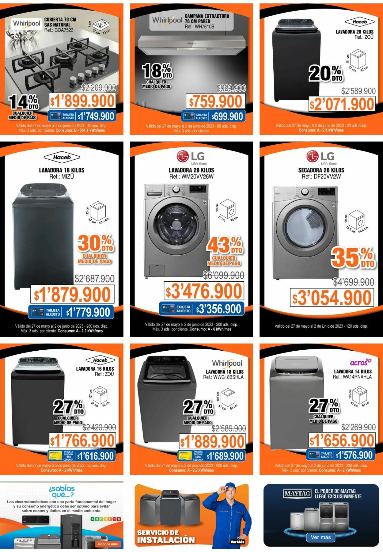 Catálogo Alkosto 27.05.2023 - 02.06.2023