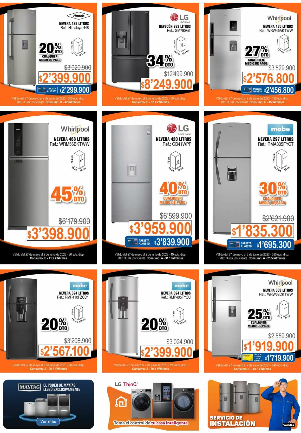 Catálogo Alkosto 27.05.2023 - 02.06.2023