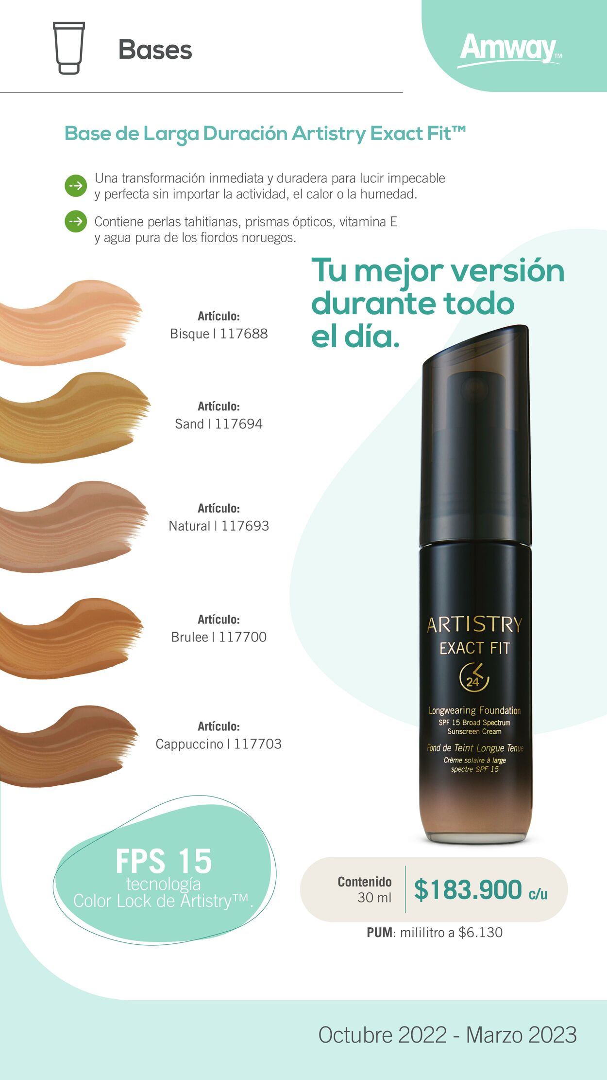 Catálogo Amway 01.10.2022 - 31.03.2023