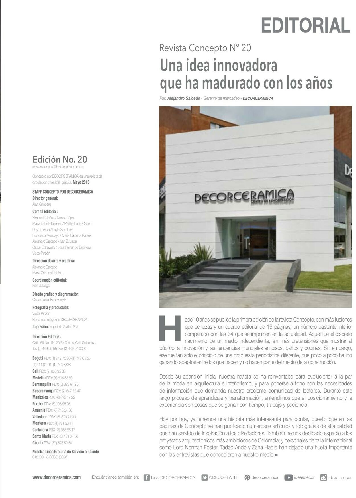 Catálogo Decorcerámica 01.01.2015 - 31.12.2015
