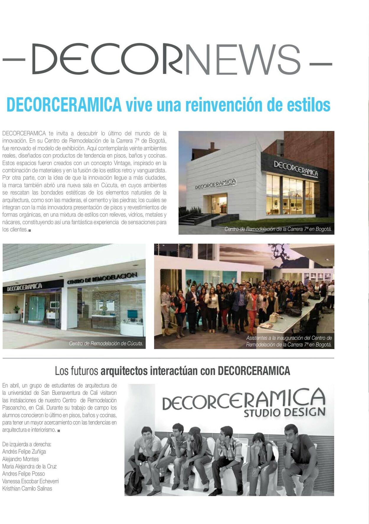 Catálogo Decorcerámica 01.01.2014 - 31.12.2014