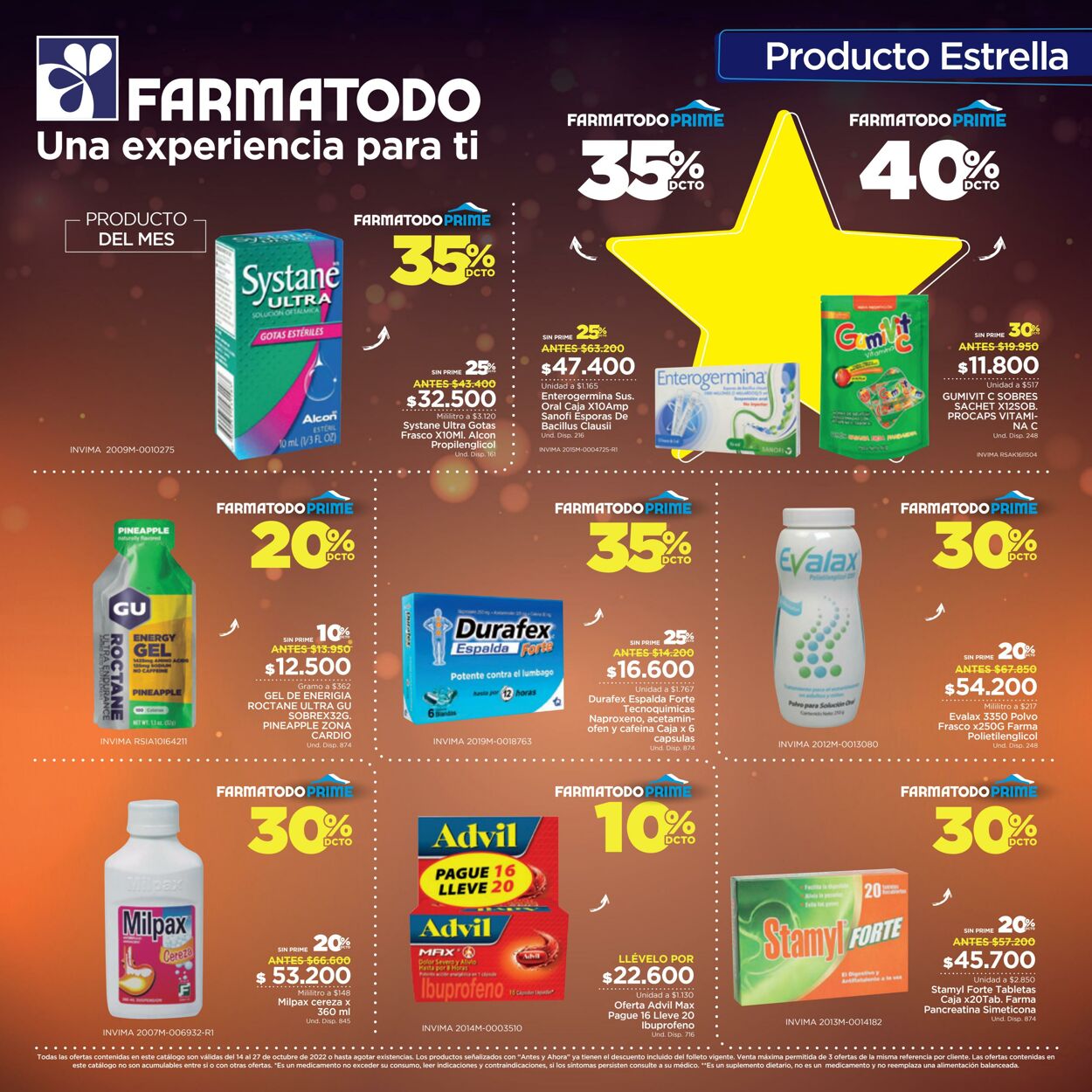 Catálogo FarmaTodo 14.10.2022 - 27.10.2022