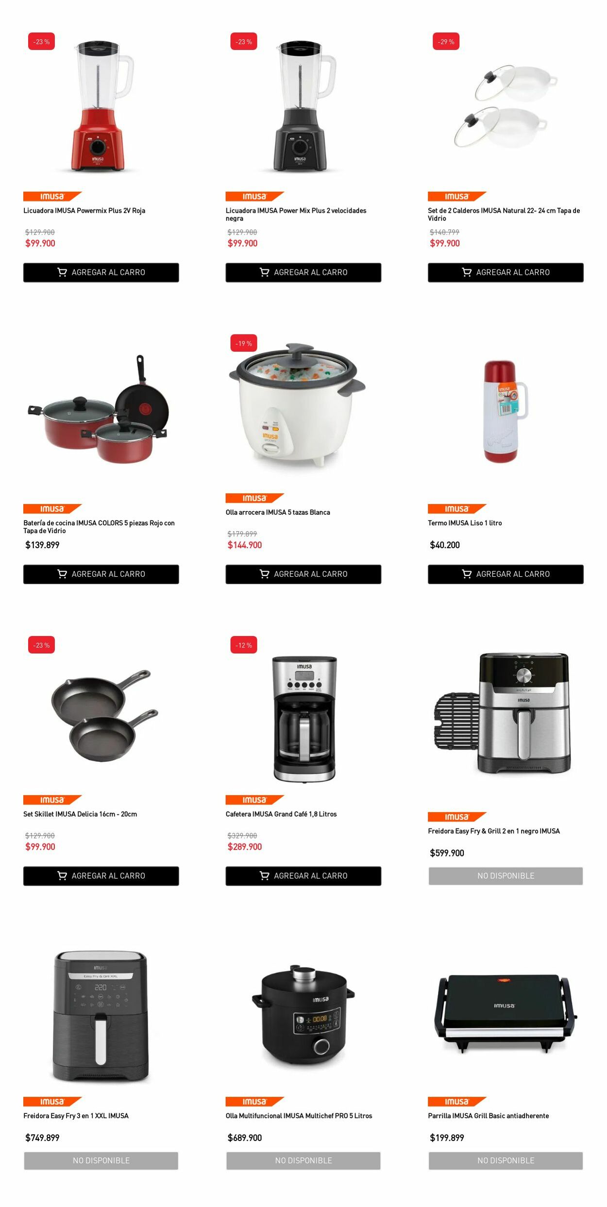 Catálogo IMUSA 01.12.2023 - 16.12.2023