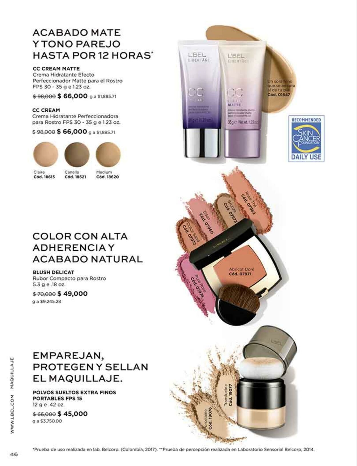 Catálogo L'Bel 09.10.2022 - 01.11.2022