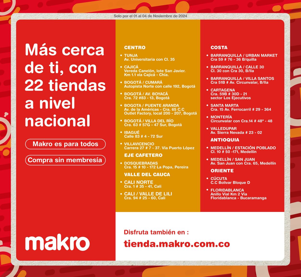 Catálogo Makro 31.10.2024 - 01.04.2025