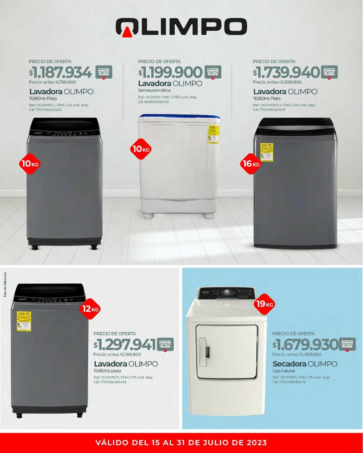 Catálogo Olimpica 15.07.2023 - 31.07.2023