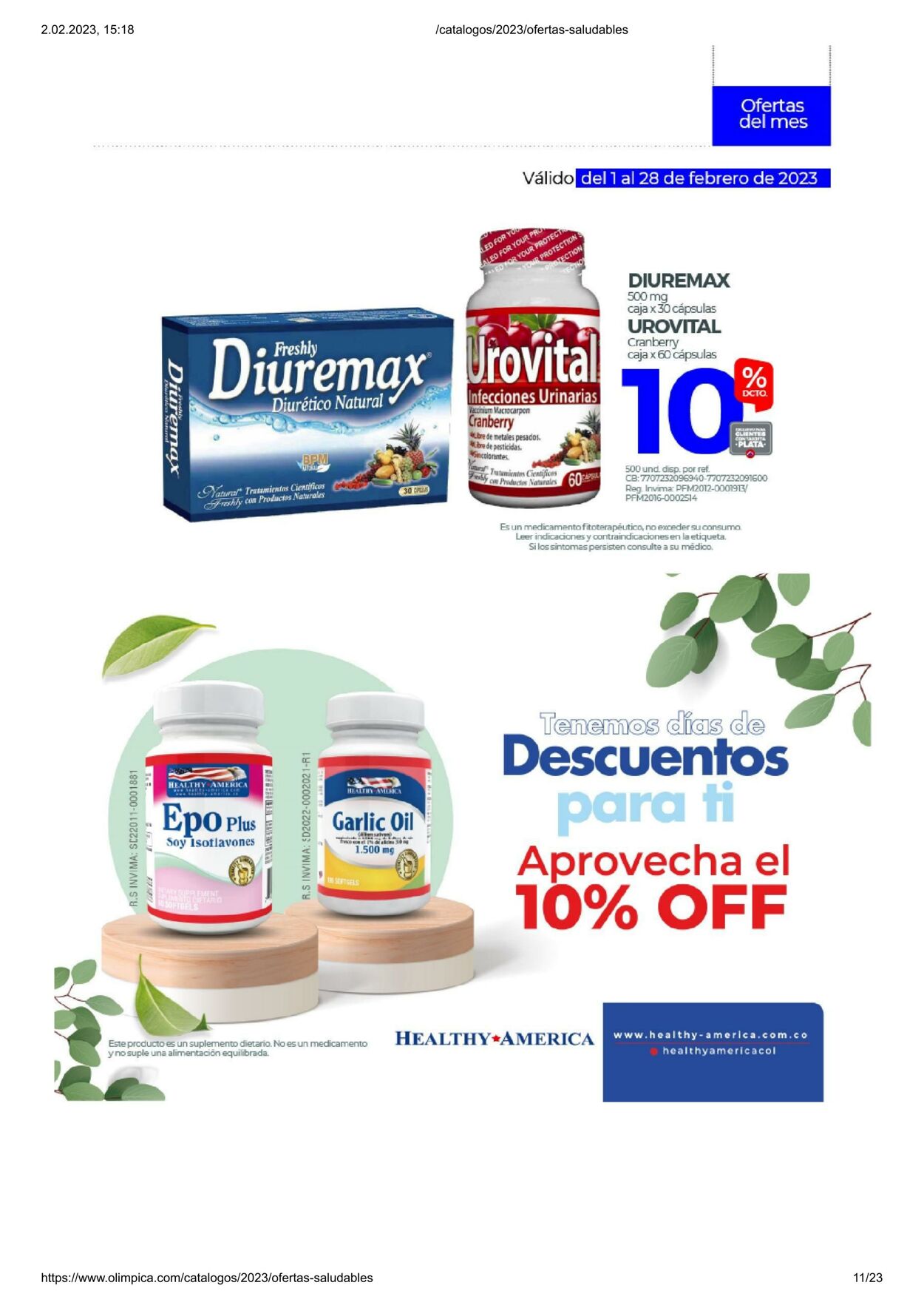 Catálogo Olimpica 01.02.2023 - 28.02.2023