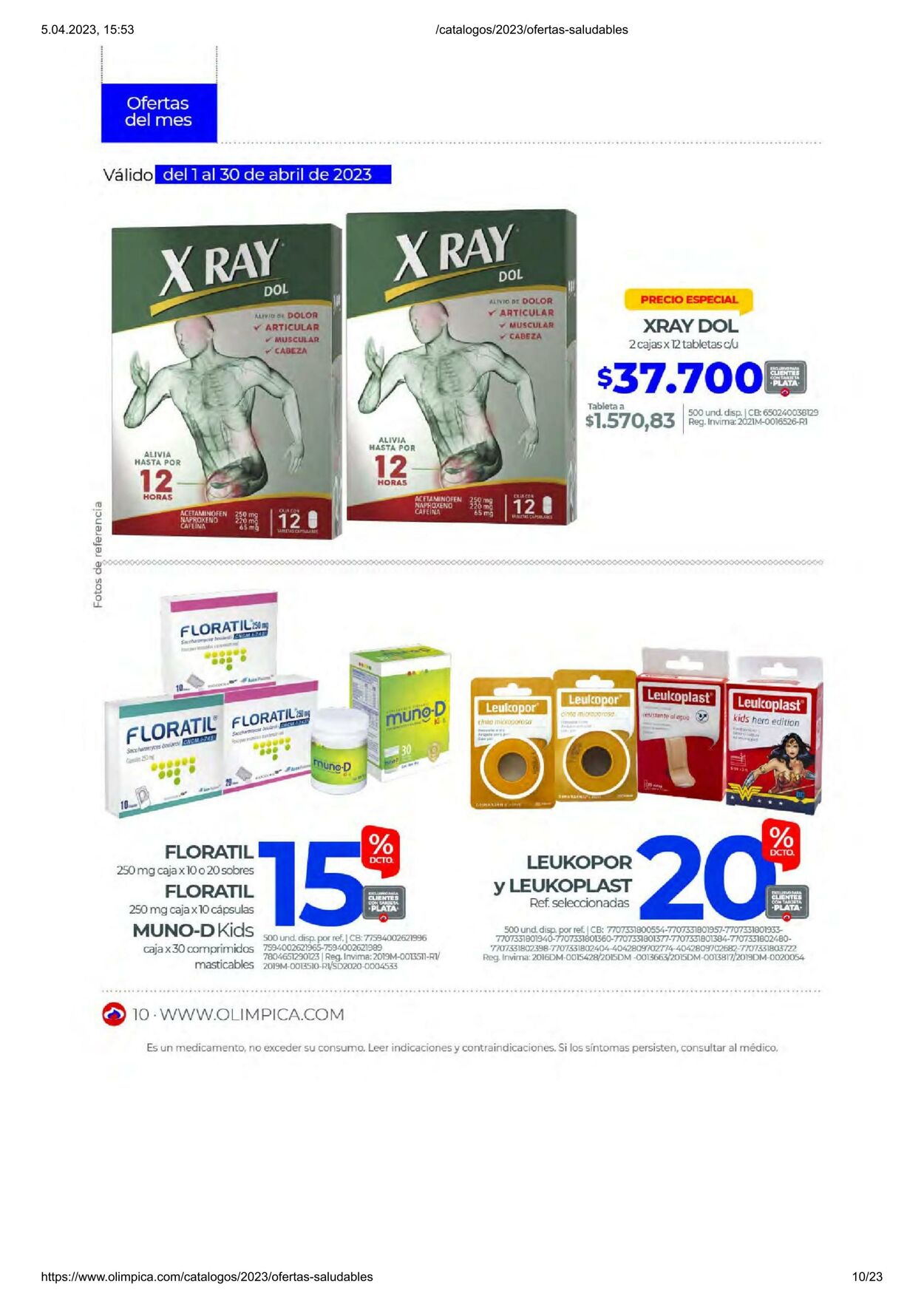 Catálogo Olimpica 01.04.2023 - 30.04.2023