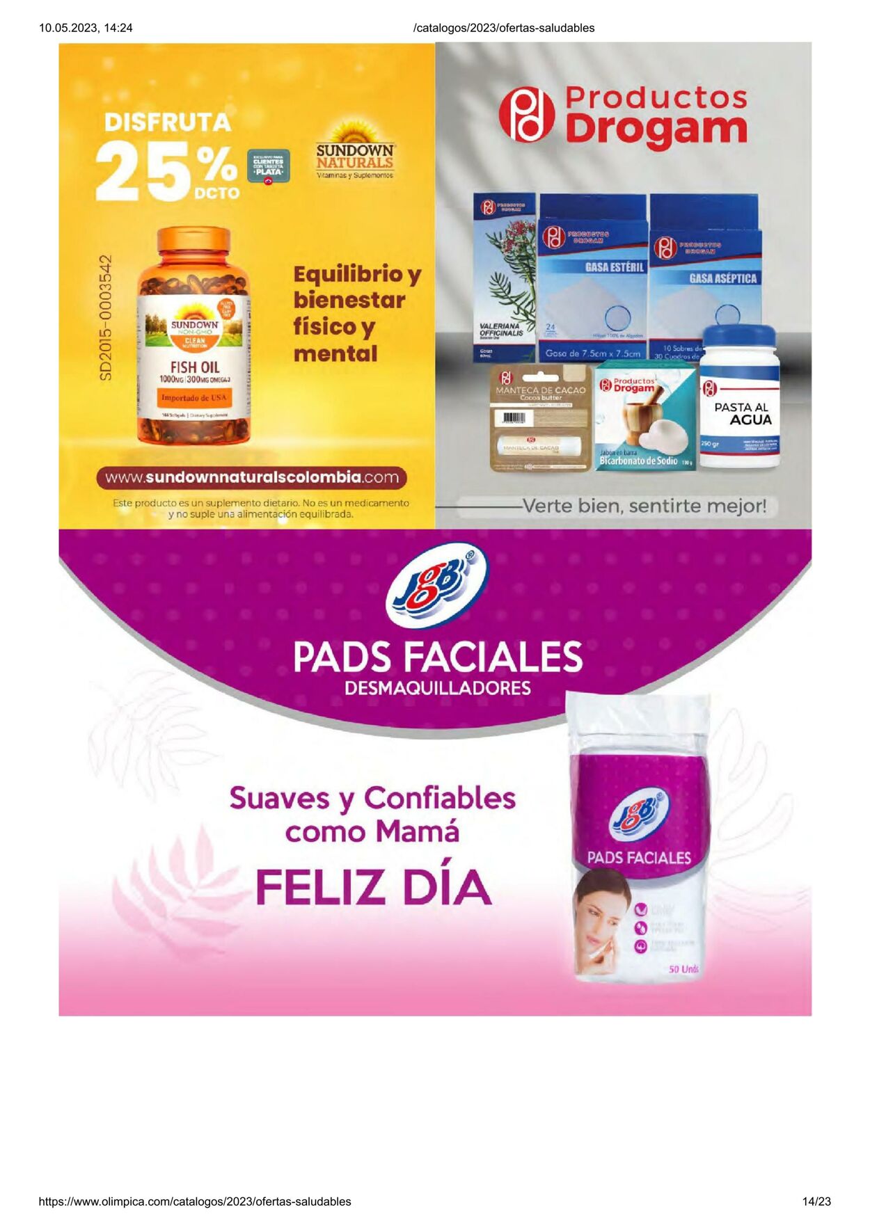 Catálogo Olimpica 01.05.2023 - 31.05.2023