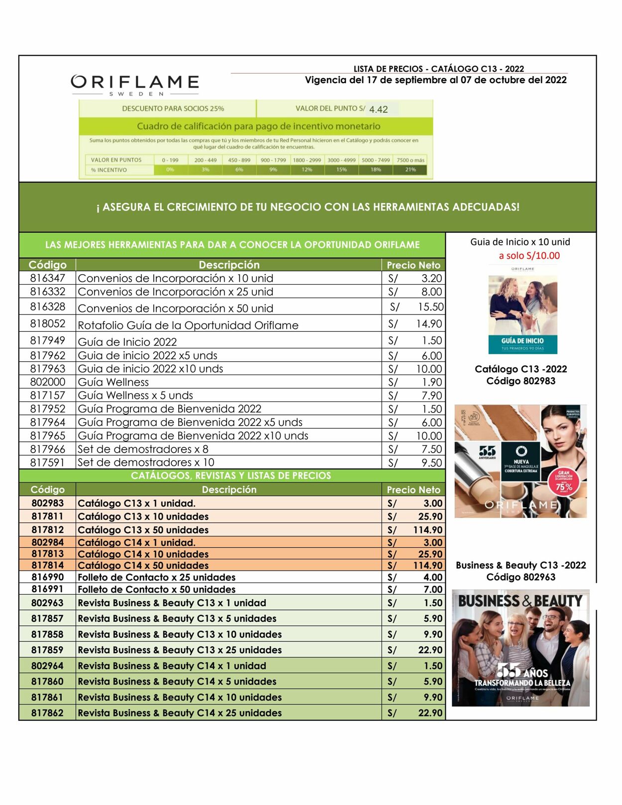 Catálogo Oriflame 17.09.2022 - 07.10.2022