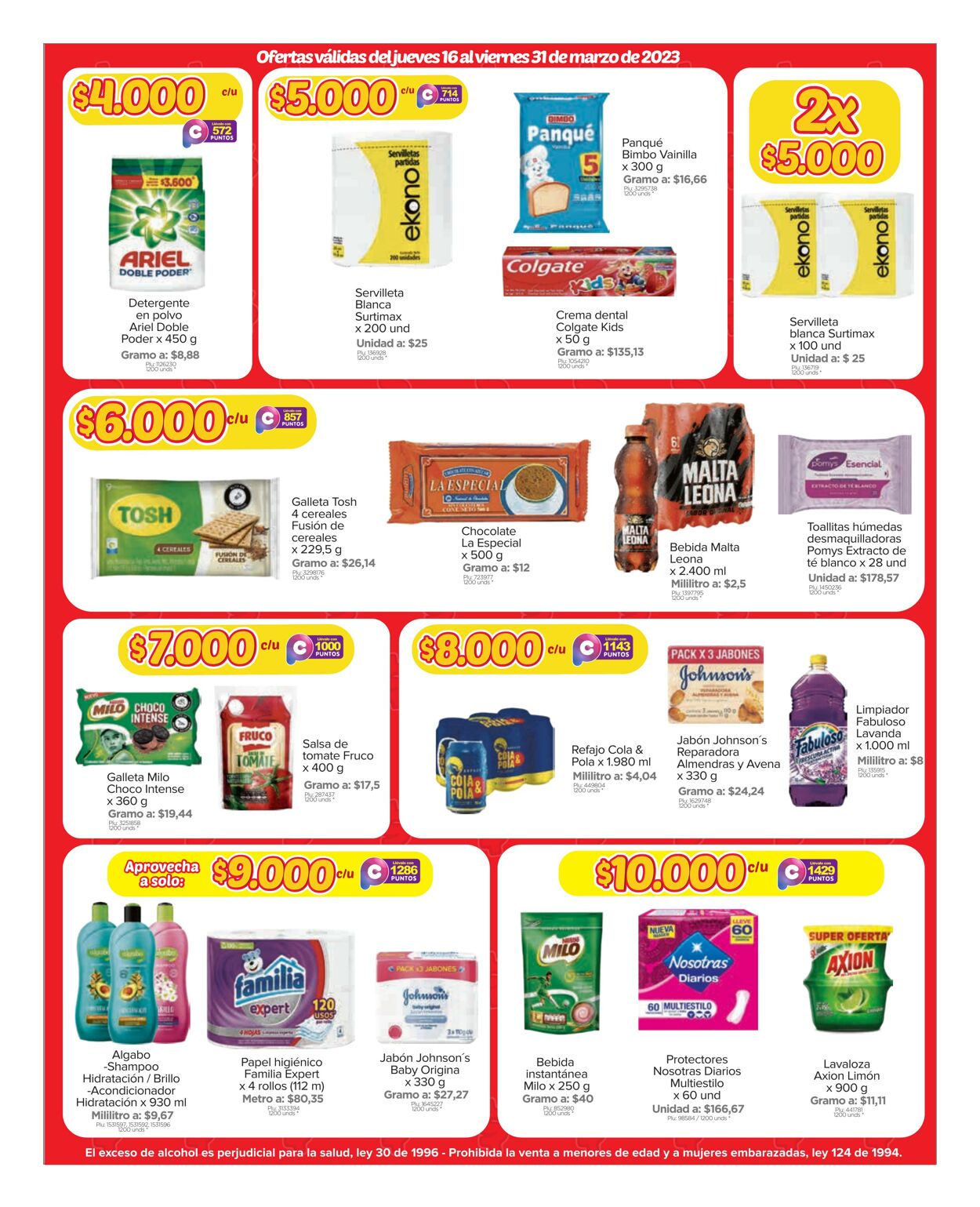 Catálogo Surtimax 16.03.2023 - 31.03.2023