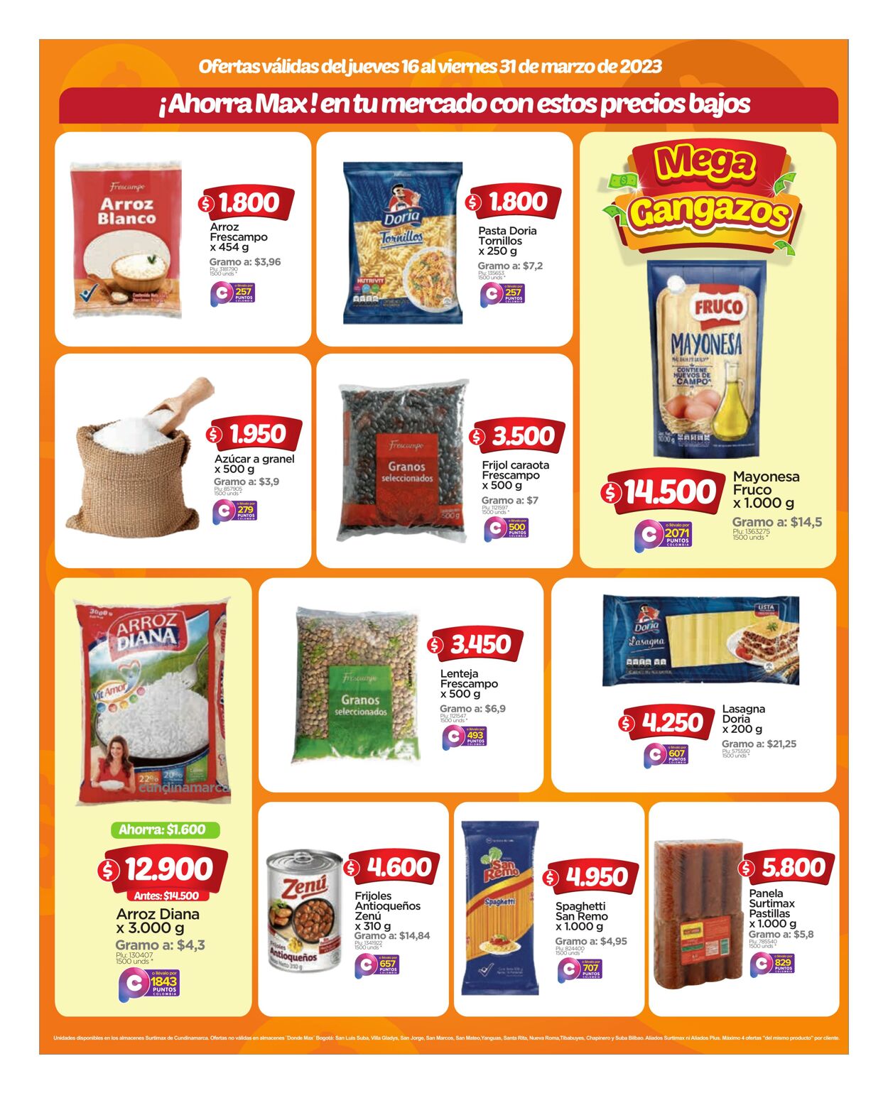 Catálogo Surtimax 16.03.2023 - 31.03.2023
