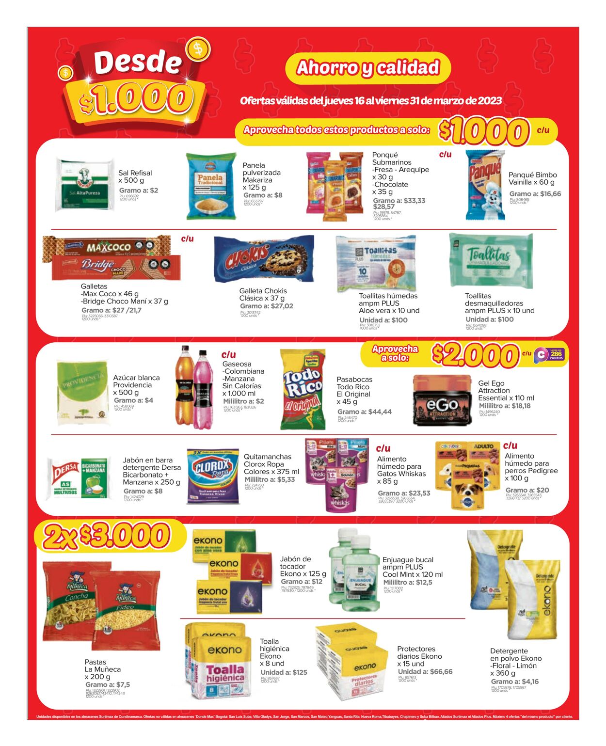 Catálogo Surtimax 16.03.2023 - 31.03.2023